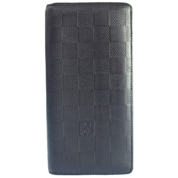 Louis Vuitton Portefeuille Wallet Brazza Long Infini Damier Black Bifold - Picture 1 of 5